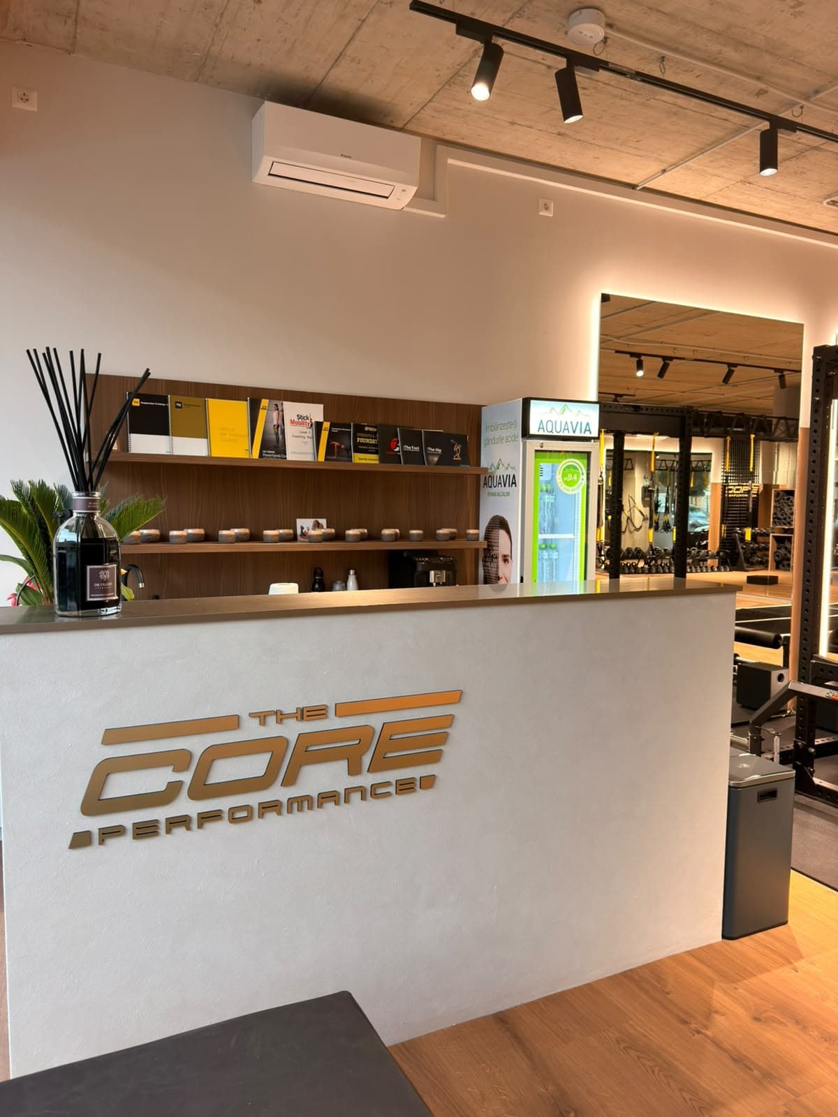 The Core Performance reception desk